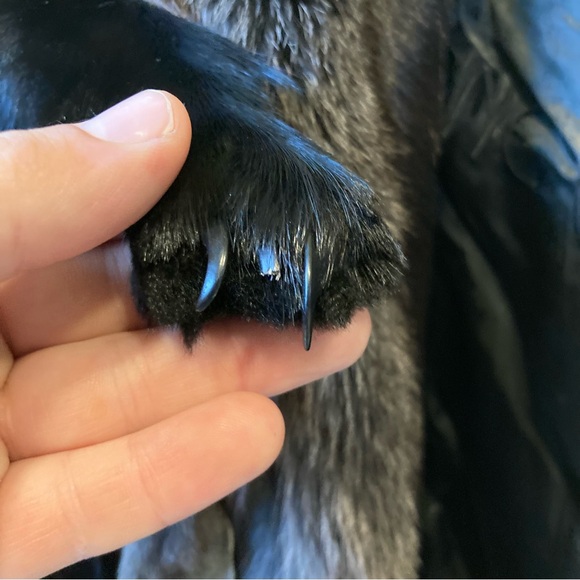 Christine Vogdt Cut Fur Coat Mink Brown/black Vintage Women’s - Picture 8 of 11